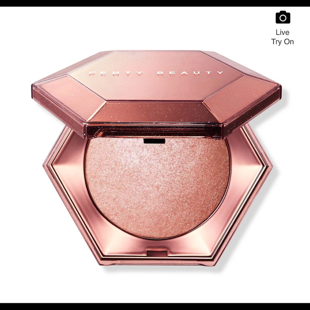 Fenty Rose Rave Diamond Bomb All-Over Diamond Veil
